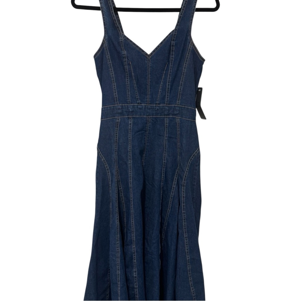 Tractr Brand Jean Dress (slight high low)